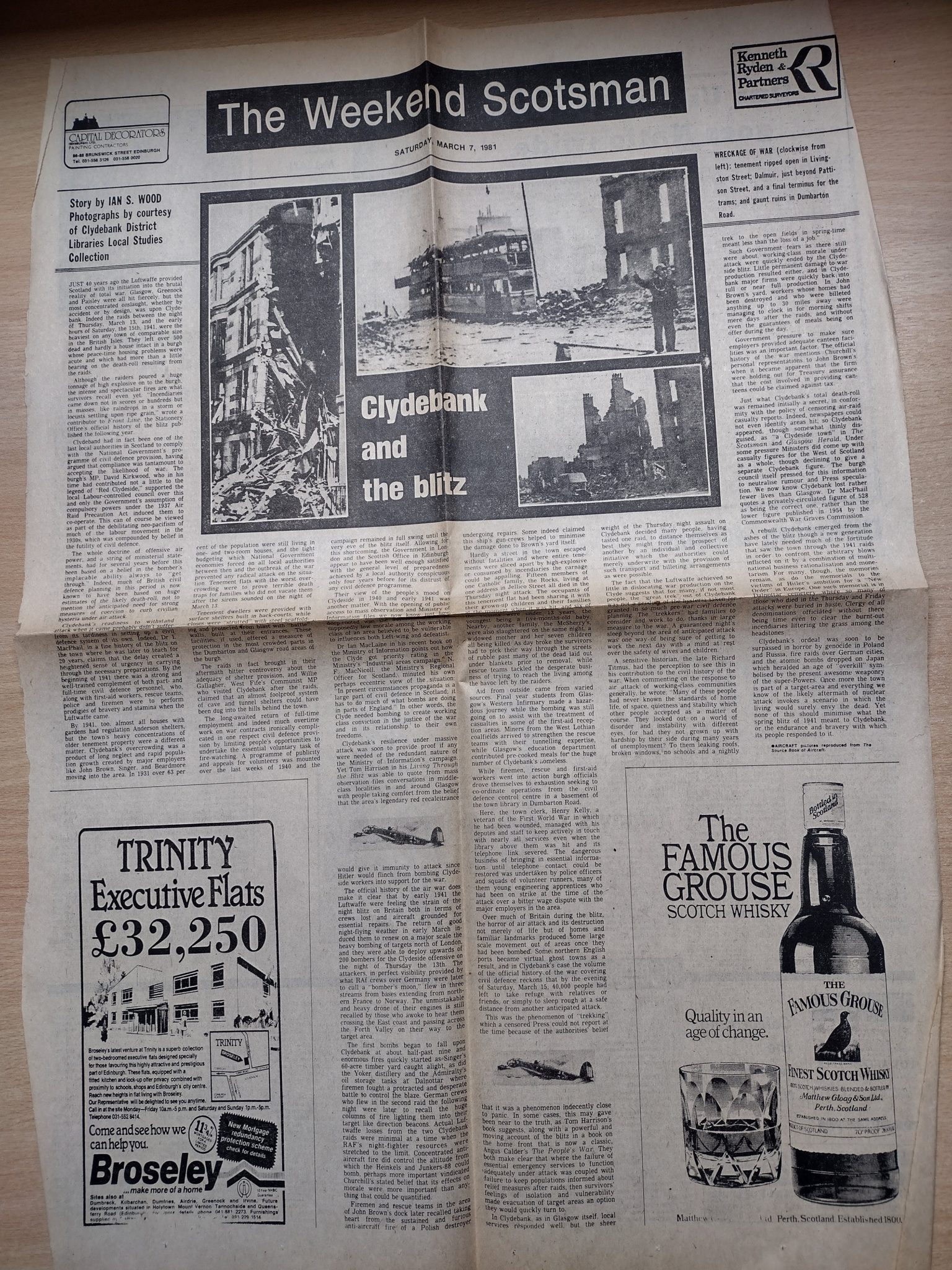 The Weekend Scotsman, Clydebank And The Blitz - Nuclear Information Service